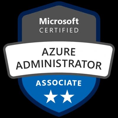 Microsoft Certified: Azure Administrator Associate badge